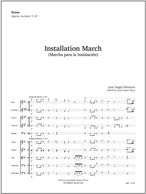 Two Masonic Marches, by JosÃ© Angel Montero